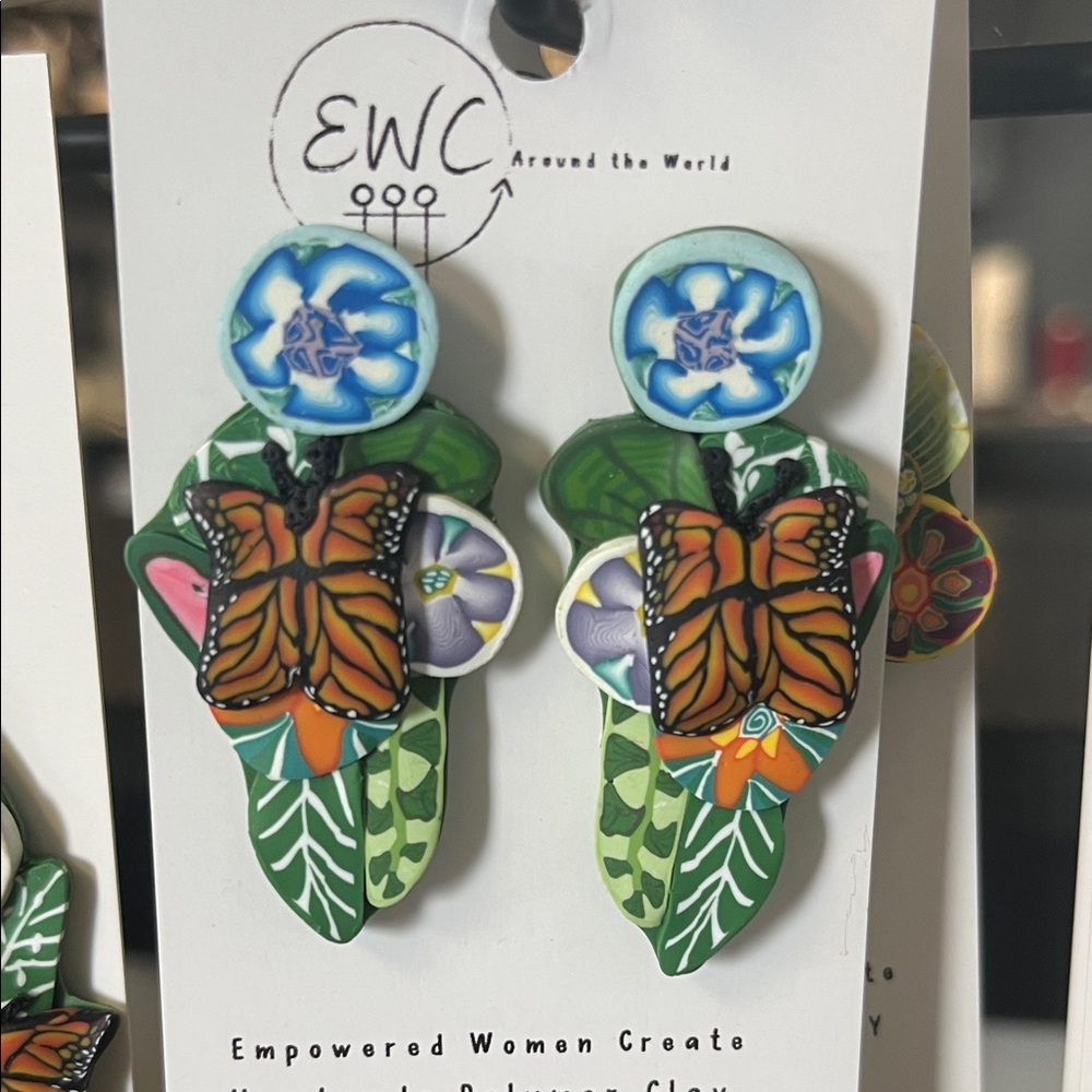 Colorful Butterfly Earrings